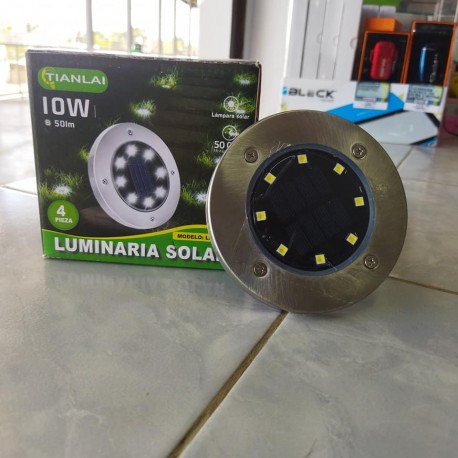 LAMPARA SOLAR PISO PAQ. 4PZA LS10W59